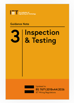 Guidance Note 3: Inspection & Testing, 10th Edition